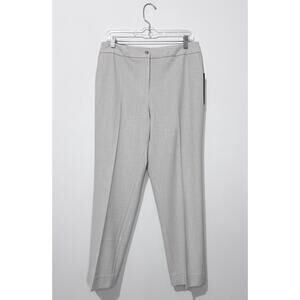 Donna Karan Womens Pants 10 Gray Pockets Lightweight NWT